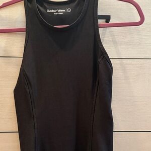 Outdoor Voices Classic Black Sleeveless Exercise Dress